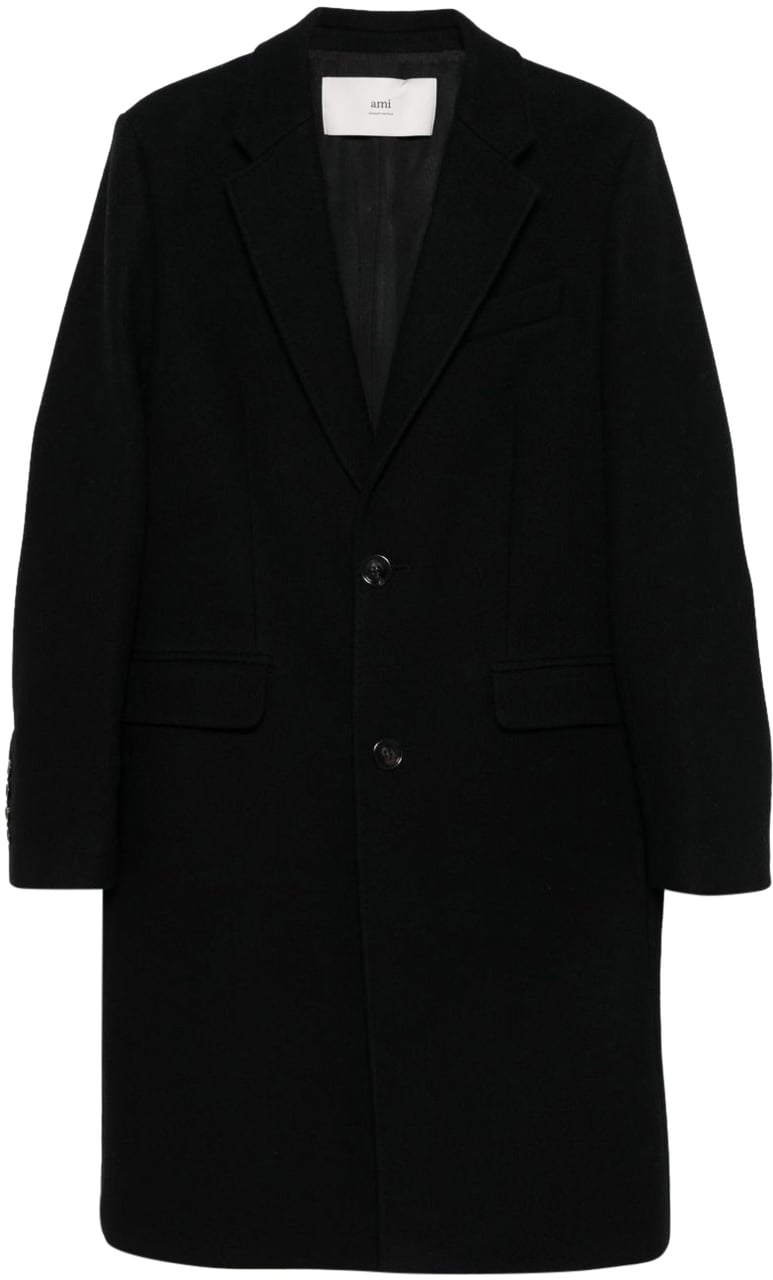 AMI Paris Coats Black Zwart