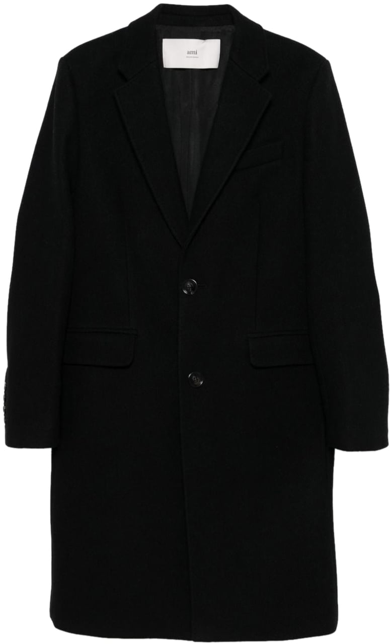 AMI Paris Coats Black Zwart