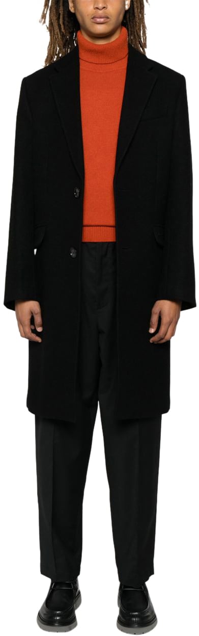 AMI Paris Coats Black Zwart