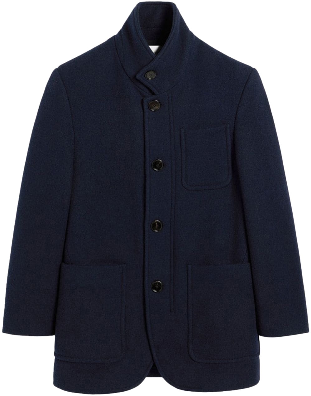 AMI Paris Coats Blue Blauw