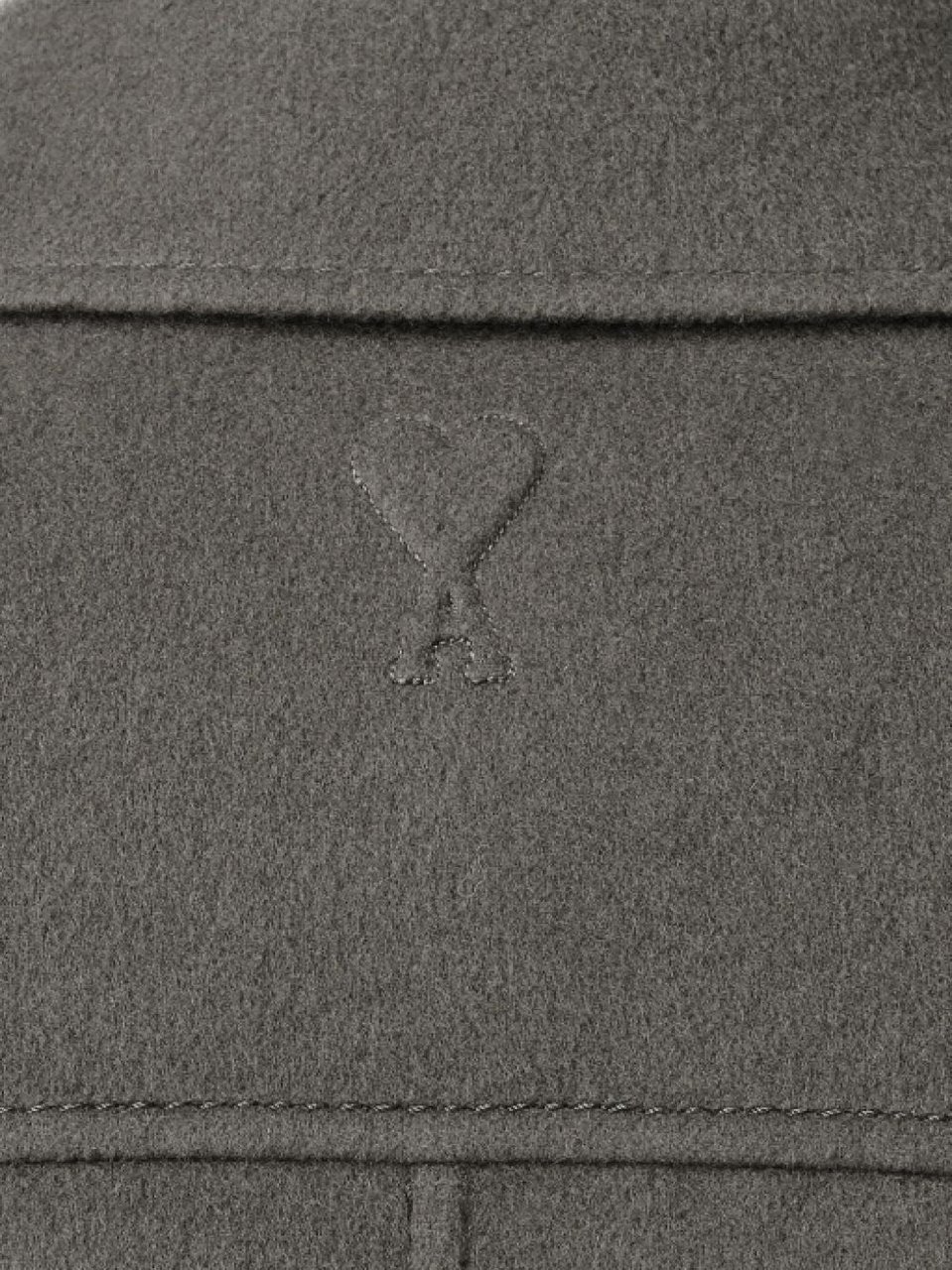 AMI Paris Coats Gris Chiné Grijs