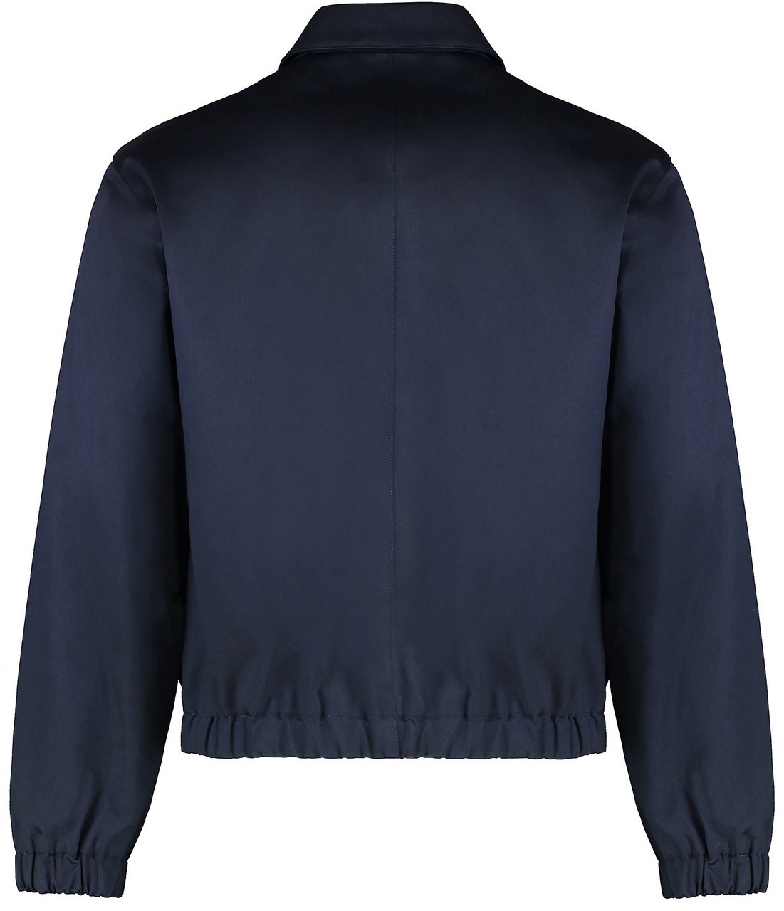AMI Paris Zippered cotton jacket Blauw