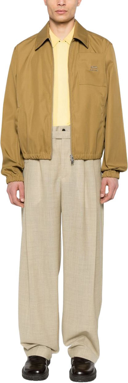 AMI Paris Jackets Havana Donkergroen