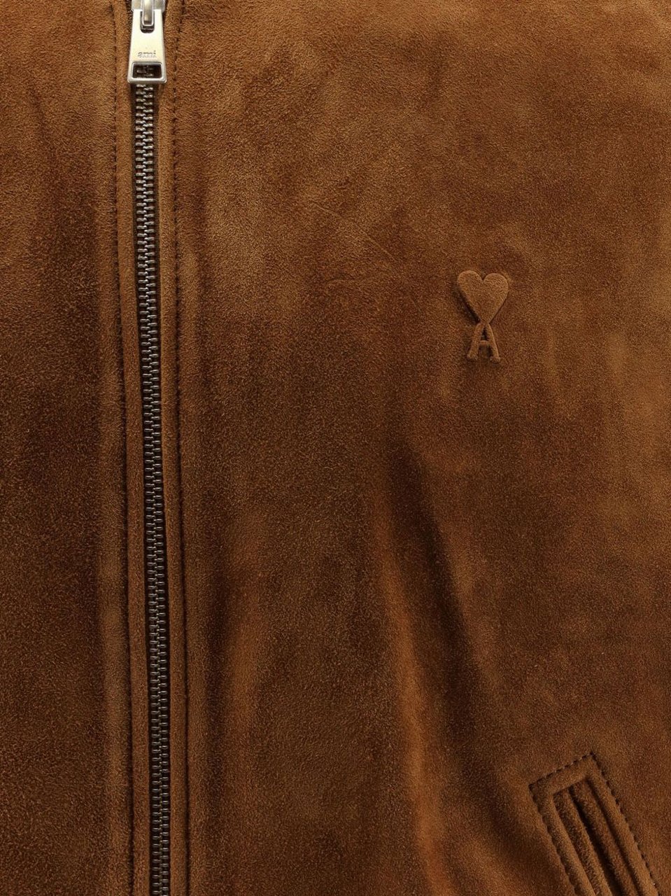 AMI Paris Jackets Brown Beige