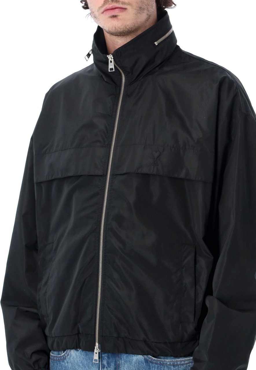 AMI Paris Windbreaker Nero Zwart
