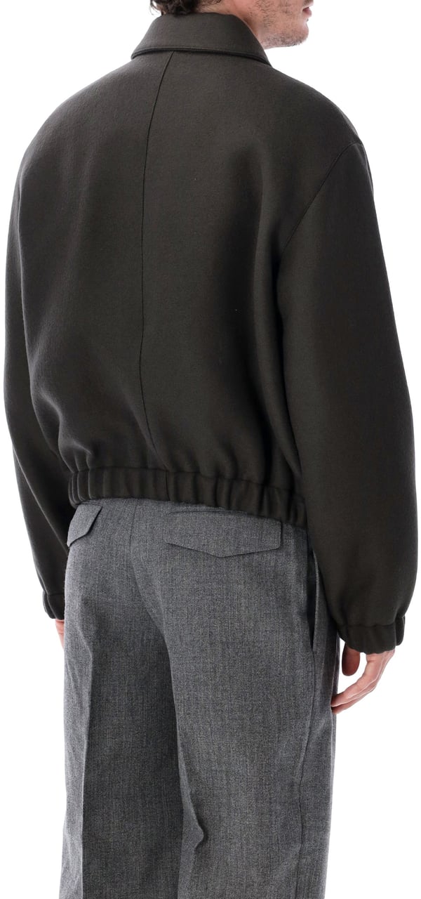 AMI Paris Blouson Adc Grigio Donkergrijs