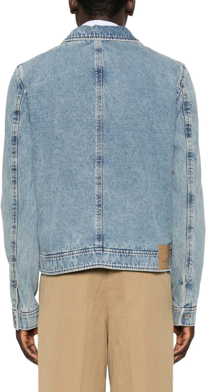 AMI Paris Jackets Bleu Lichtblauw