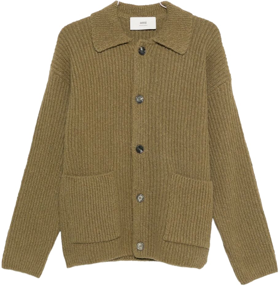 AMI Paris Sweaters Brown Bruin