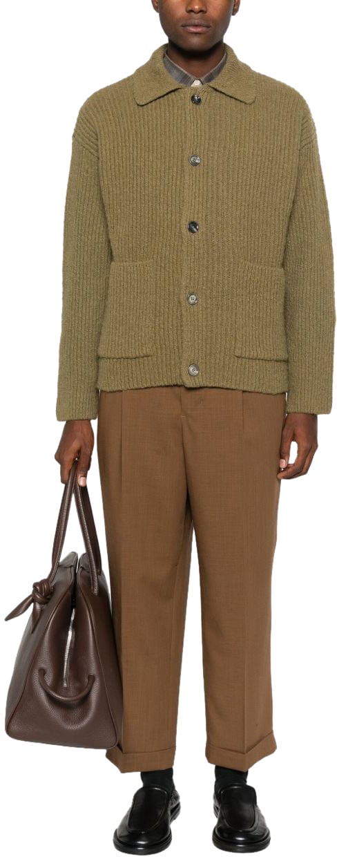 AMI Paris Sweaters Brown Bruin
