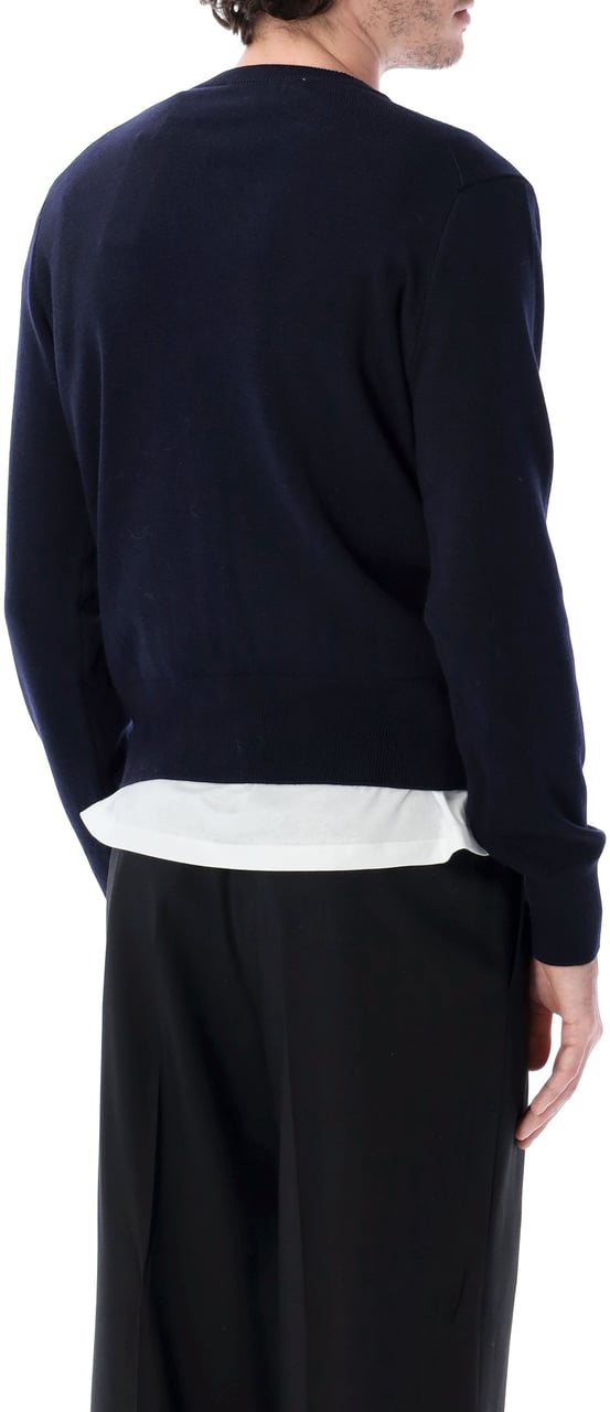 AMI Paris Cardigan Adc Rosso Rood