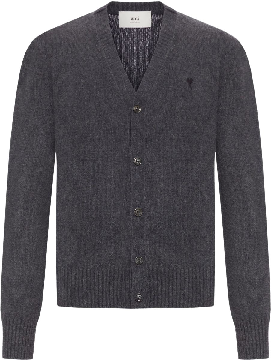 AMI Paris Sweaters Anthracite Grijs