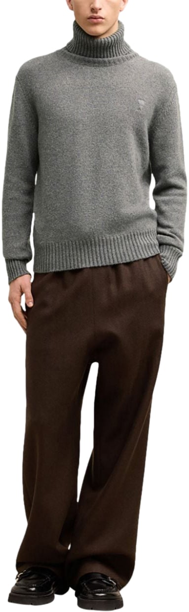 AMI Paris Sweaters Grey Grijs