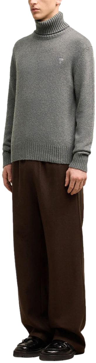 AMI Paris Sweaters Grey Grijs