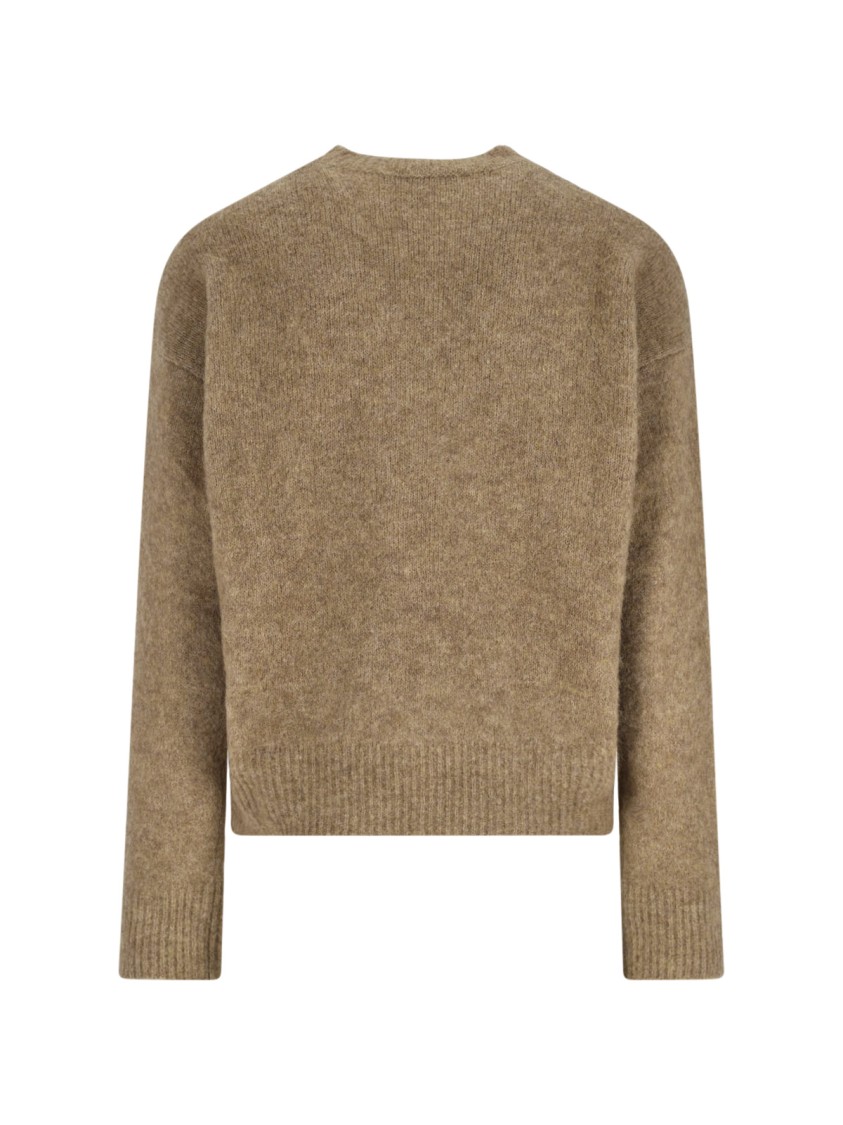 AMI Paris Classic Brown Sweater With Timeless Appeal Bruin