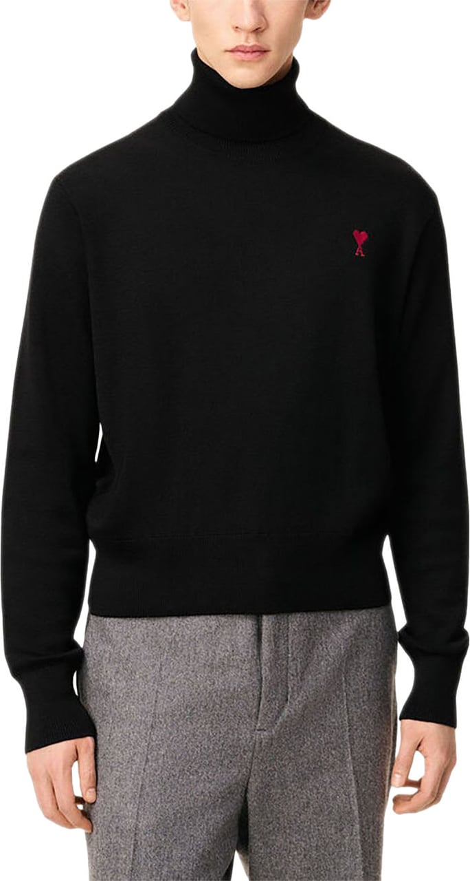 AMI Paris Sweaters Noir Zwart