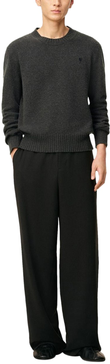 AMI Paris Sweaters Anthracite Grijs