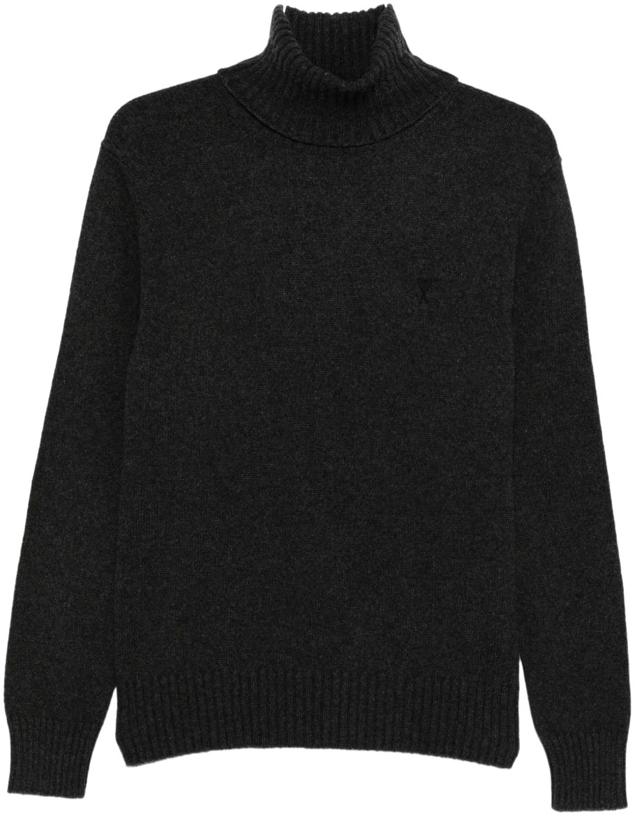 AMI Paris Sweaters Anthracite Grijs