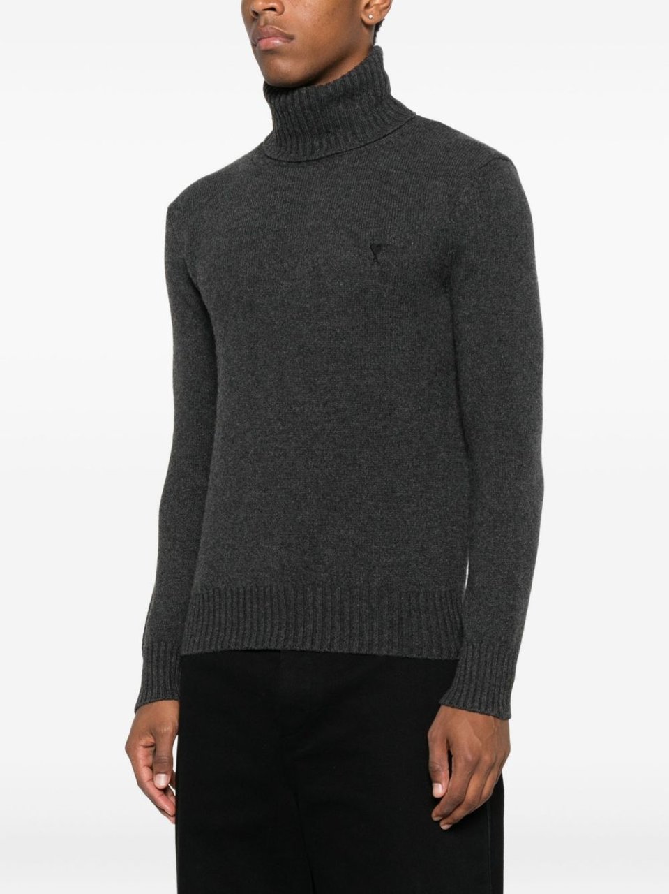 AMI Paris Sweaters Antracite Donkergrijs