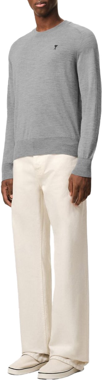 AMI Paris Sweaters Grey Grijs
