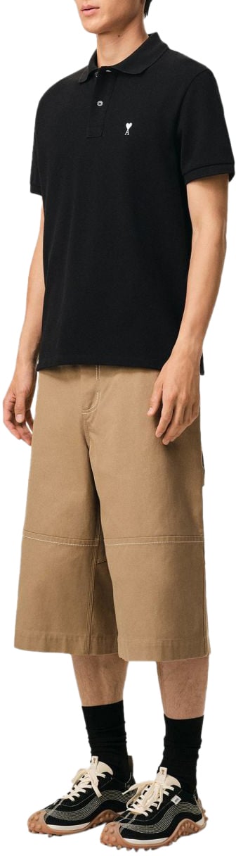 AMI Paris T-Shirts And Polos Black Zwart