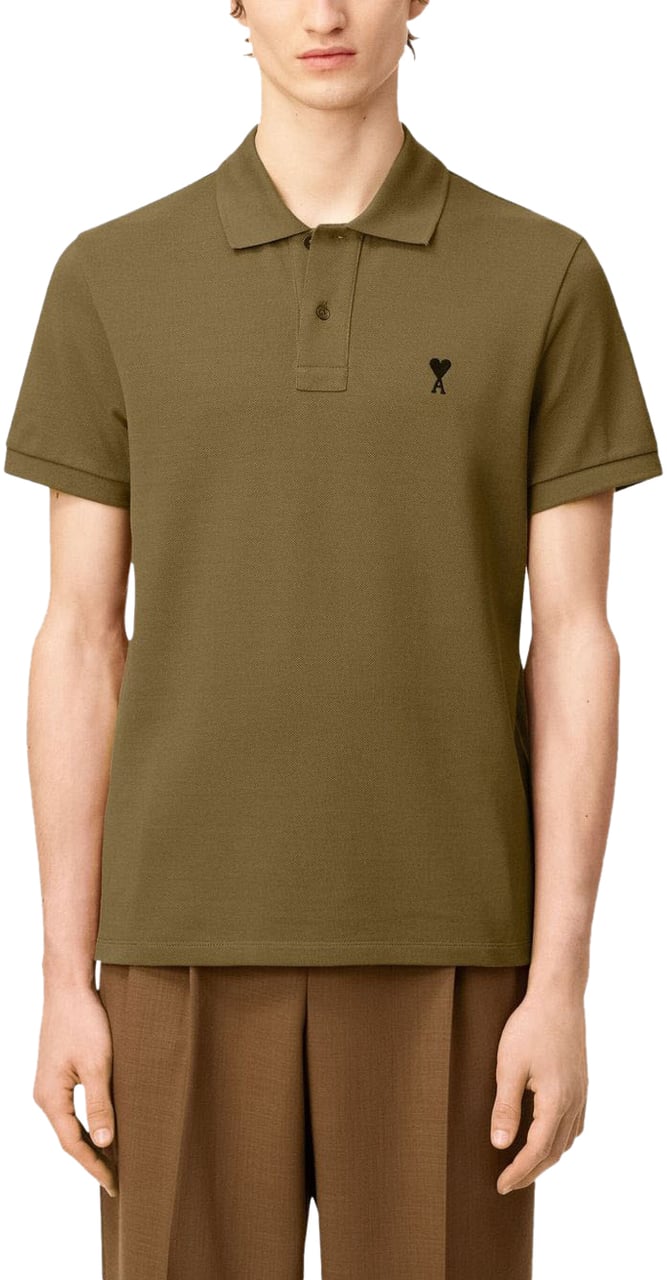 AMI Paris T-Shirts And Polos Brown Bruin
