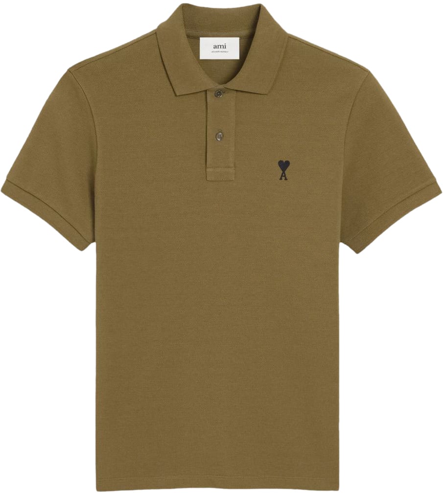 AMI Paris T-Shirts And Polos Brown Bruin