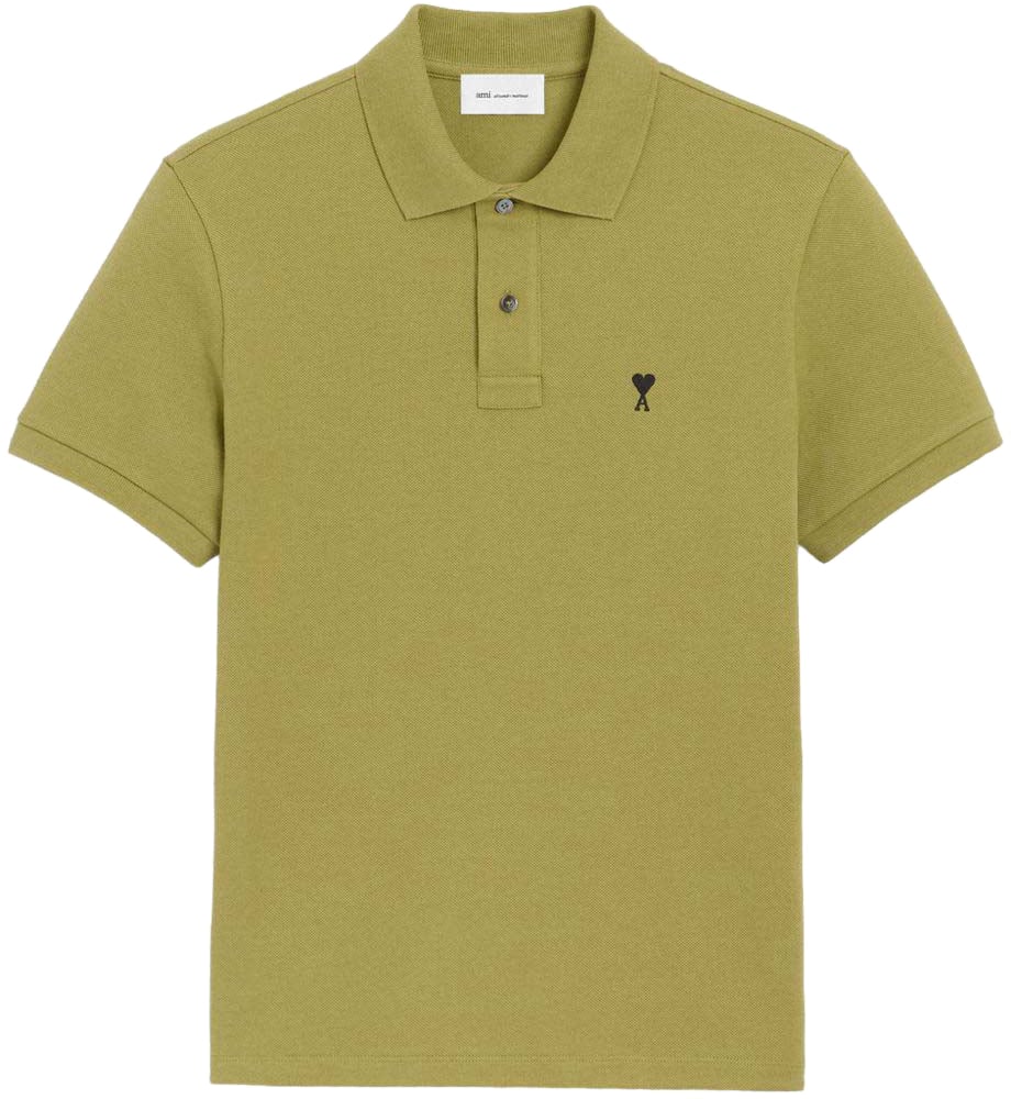 AMI Paris T-Shirts And Polos Green Groen