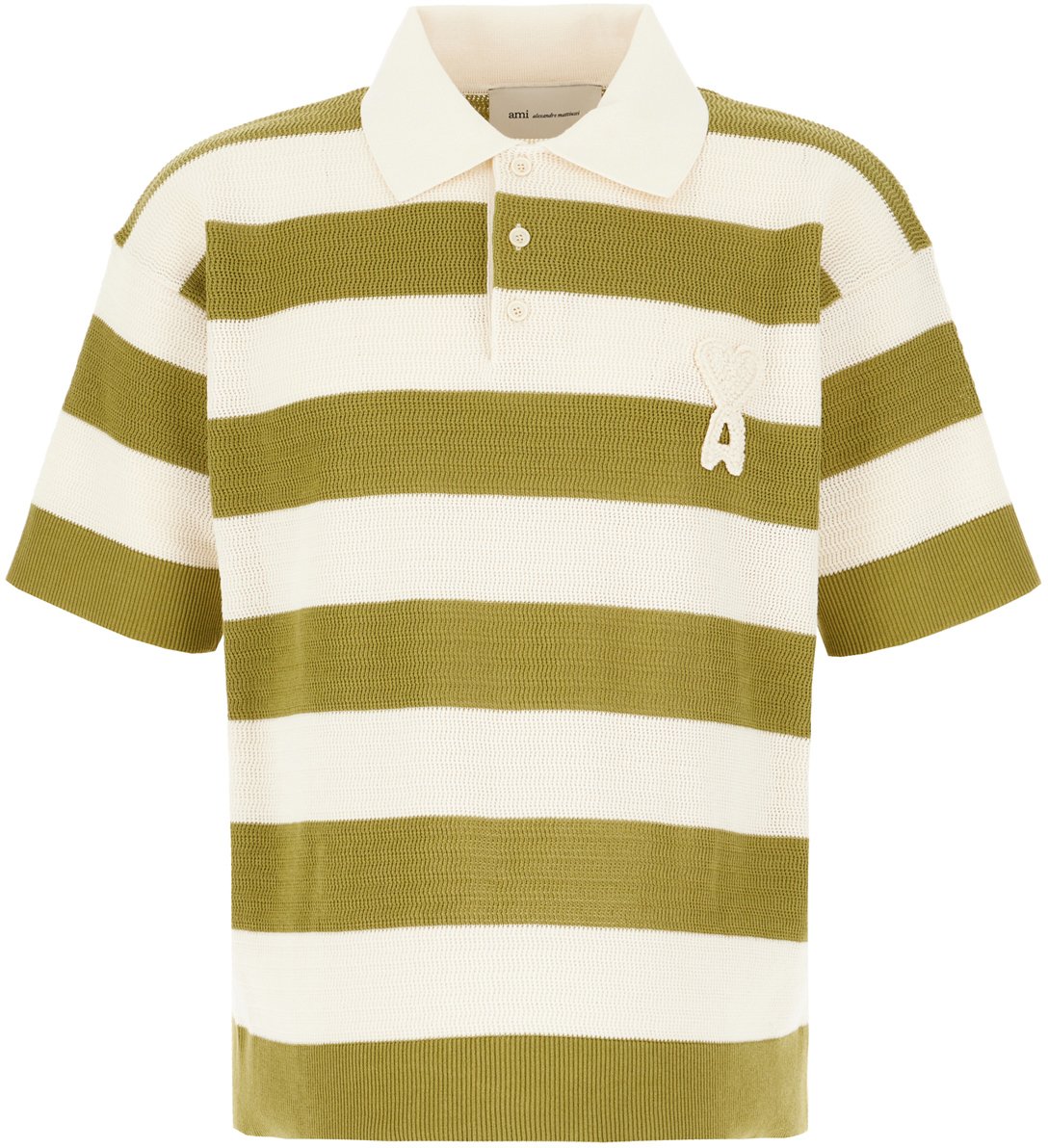 Ami Paris Multicolor cotton polo shirt Divers