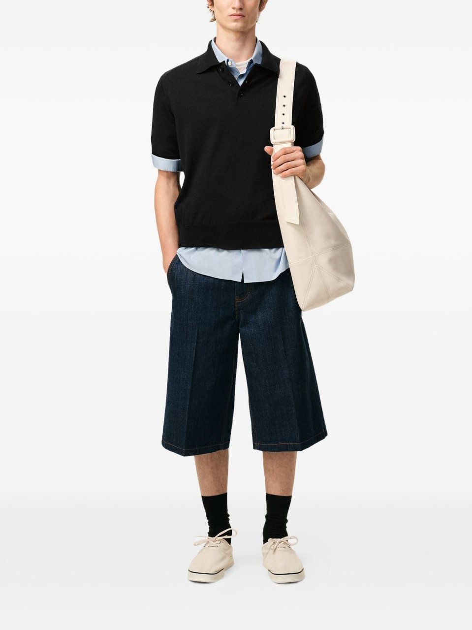 AMI Paris T-Shirts And Polos Black Zwart