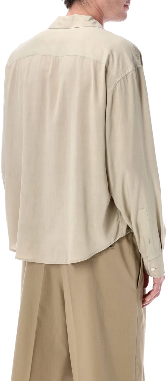 AMI Paris Ami Paris viscose shirt Beige