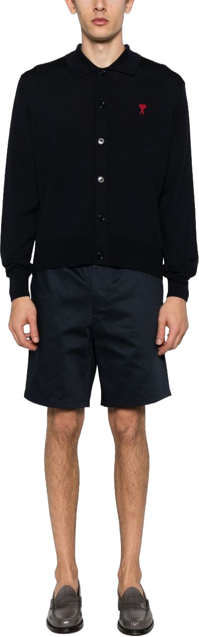 AMI Paris Shorts Blue Navy