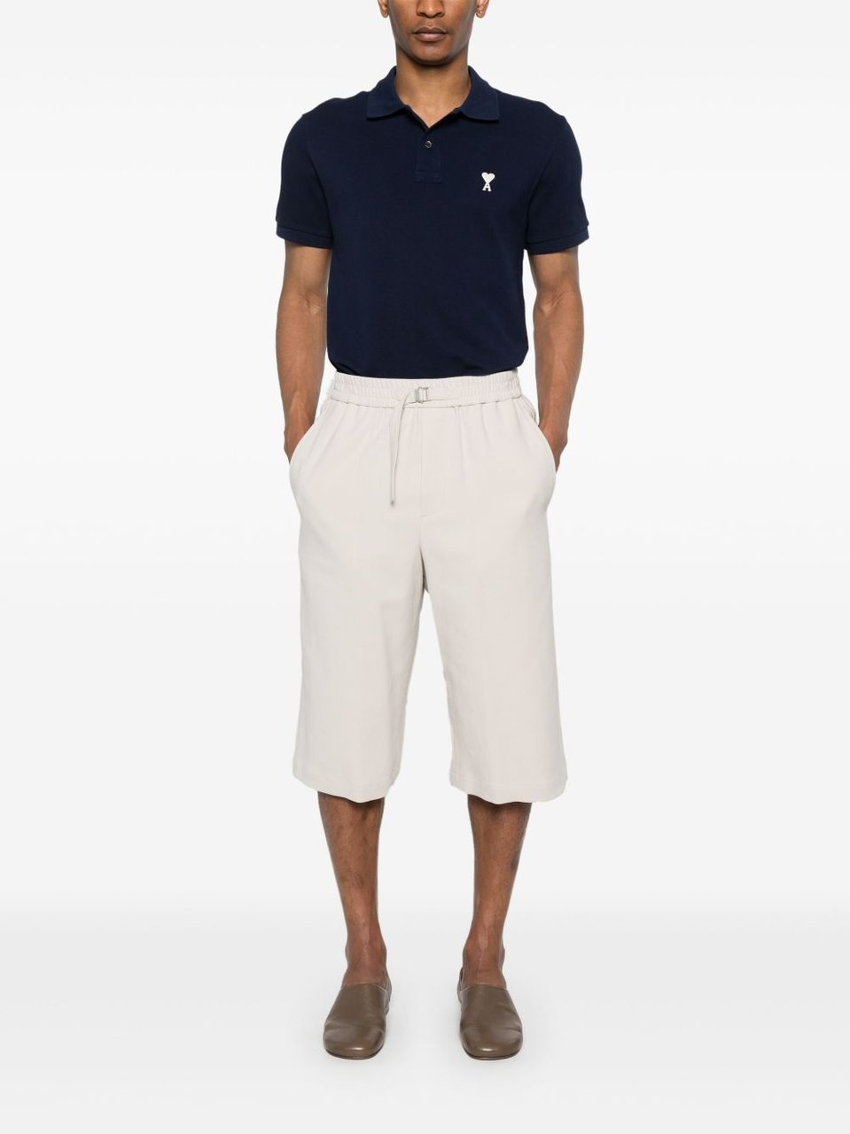 AMI Paris Shorts Mastic Wit