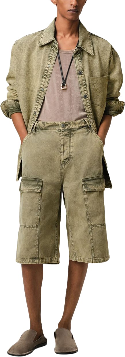 AMI Paris Shorts Laurel Donkergroen