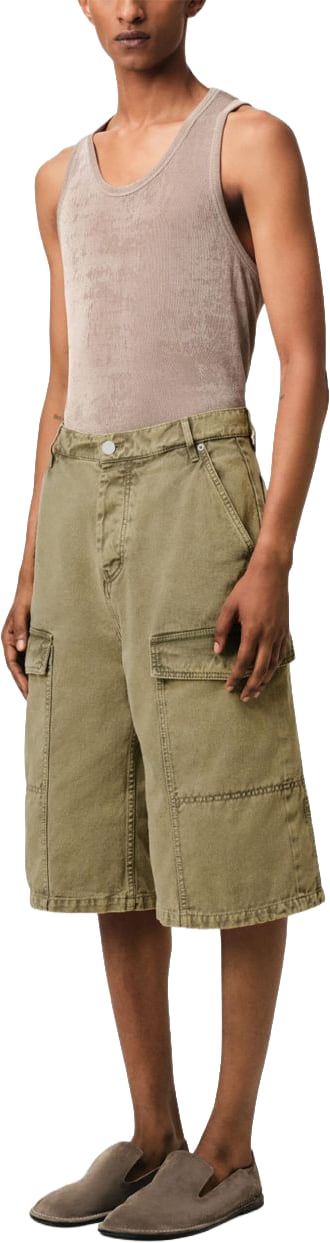 AMI Paris Shorts Laurel Donkergroen