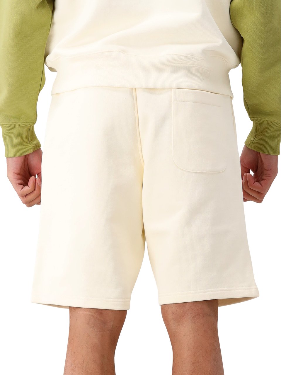 AMI Paris AMI Paris Korte Broek Wit ADC Beige