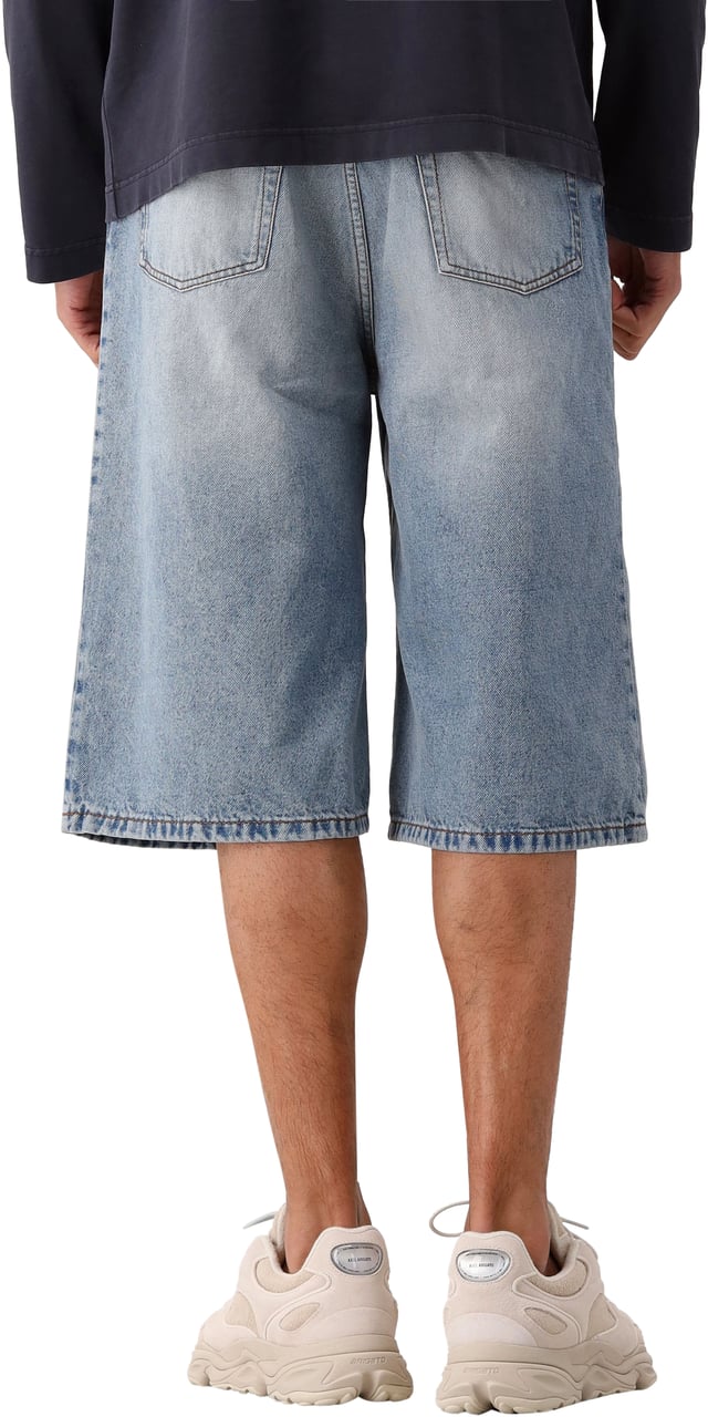 AMI Paris Ami Paris Korte Jeans Blauw Blauw