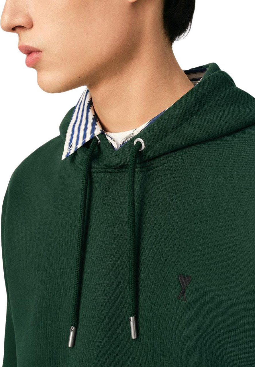 AMI Paris Sweaters Vert Bouteille Donkergroen