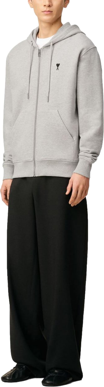 AMI Paris Sweaters Grey Lichtgrijs