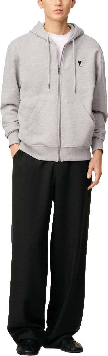 AMI Paris Sweaters Grey Lichtgrijs