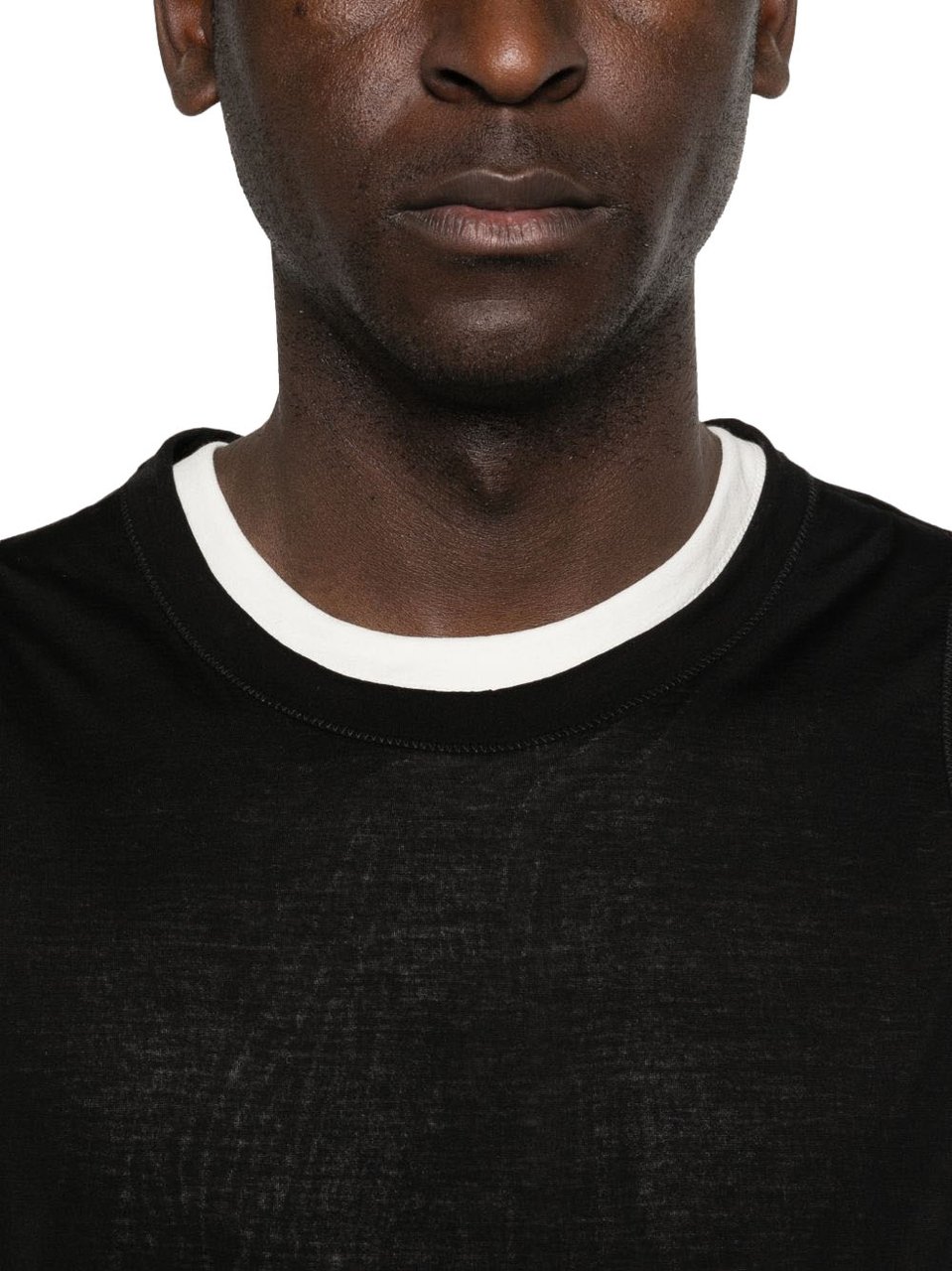 AMI Paris T-Shirts And Polos Black Zwart