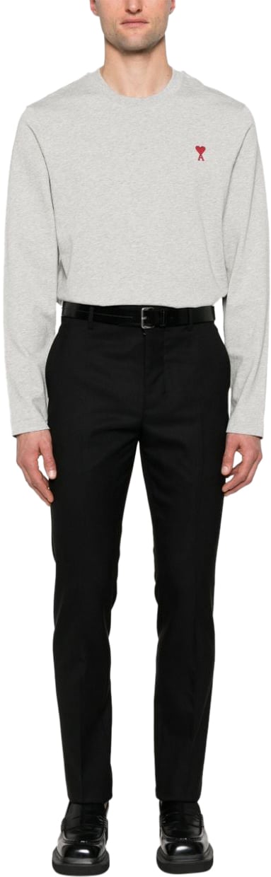 AMI Paris Trousers Black Zwart