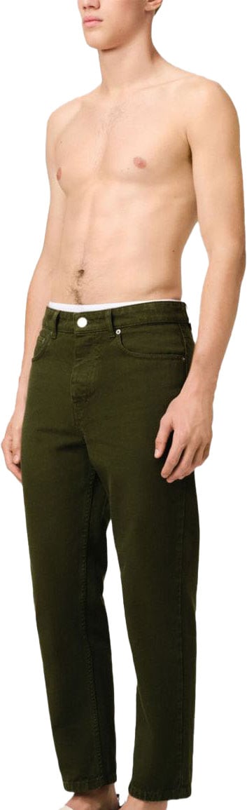 AMI Paris Trousers Loden Groen