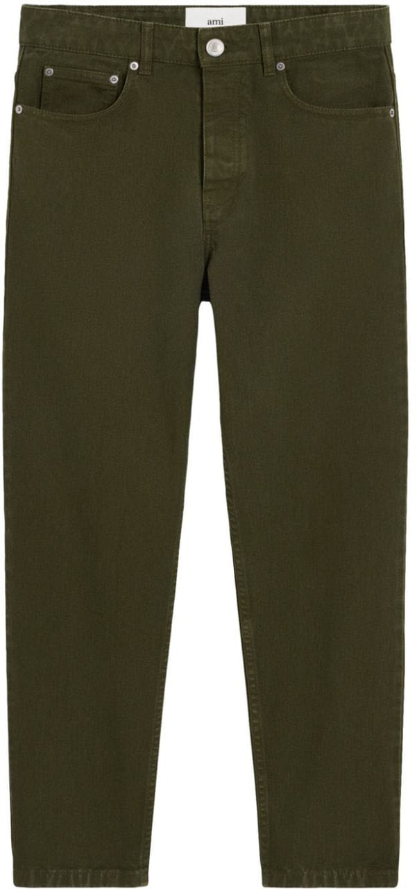 AMI Paris Trousers Loden Groen