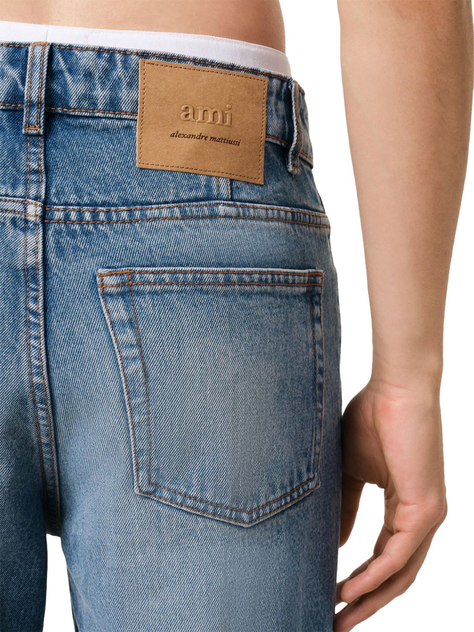 AMI Paris Jeans Blue Blauw