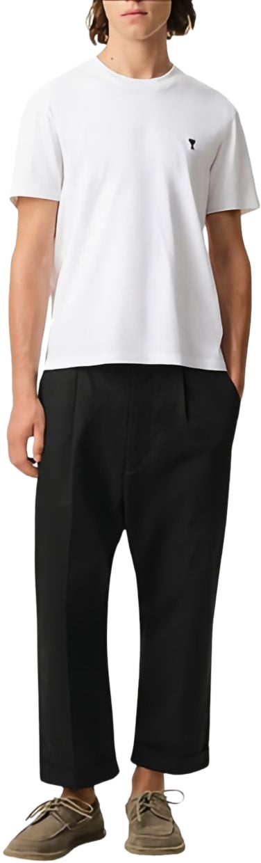 AMI Paris Trousers Black Zwart