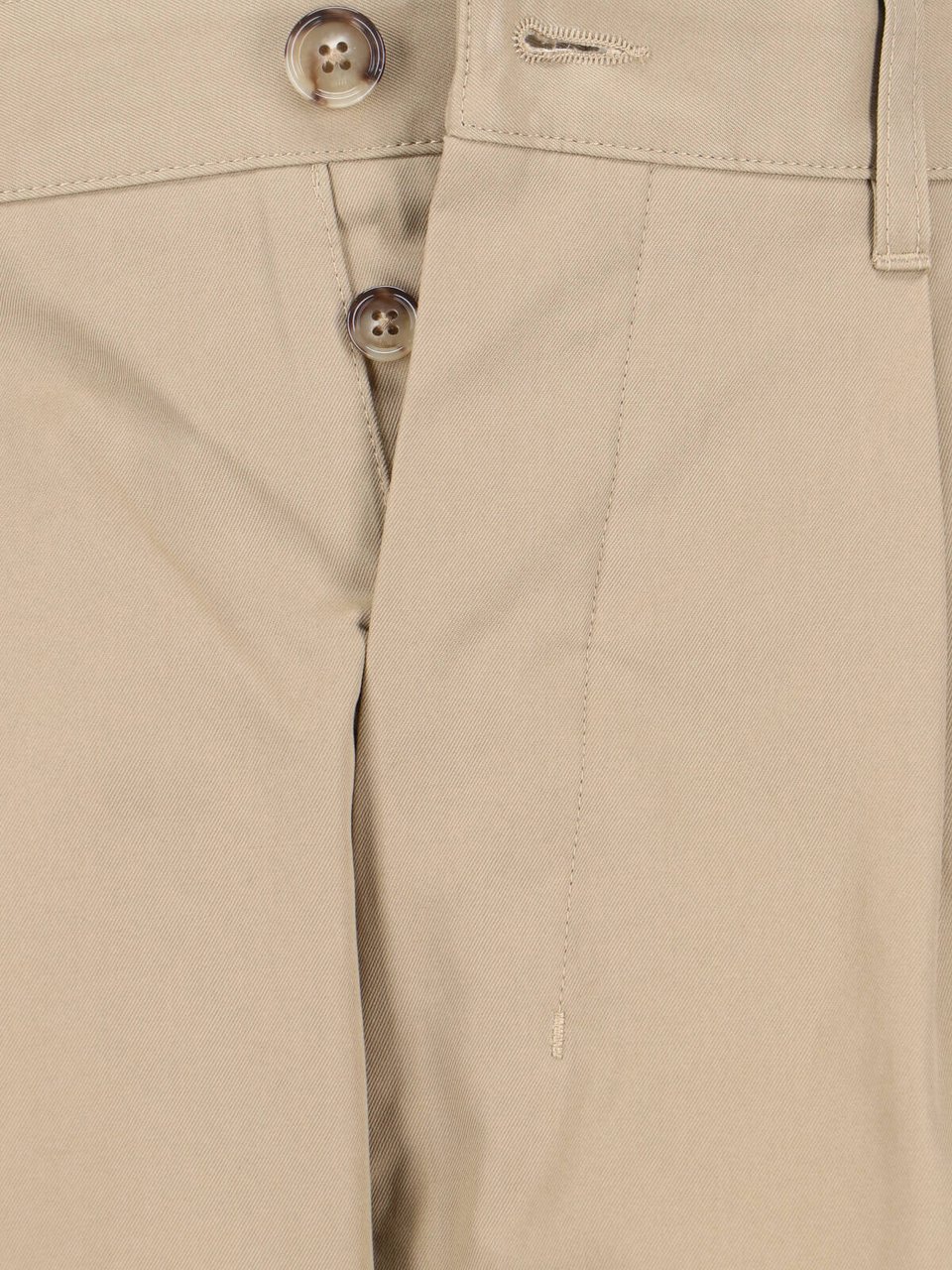AMI Paris Straight-Leg Casual Trousers With Tailored Silhouette Neutraal