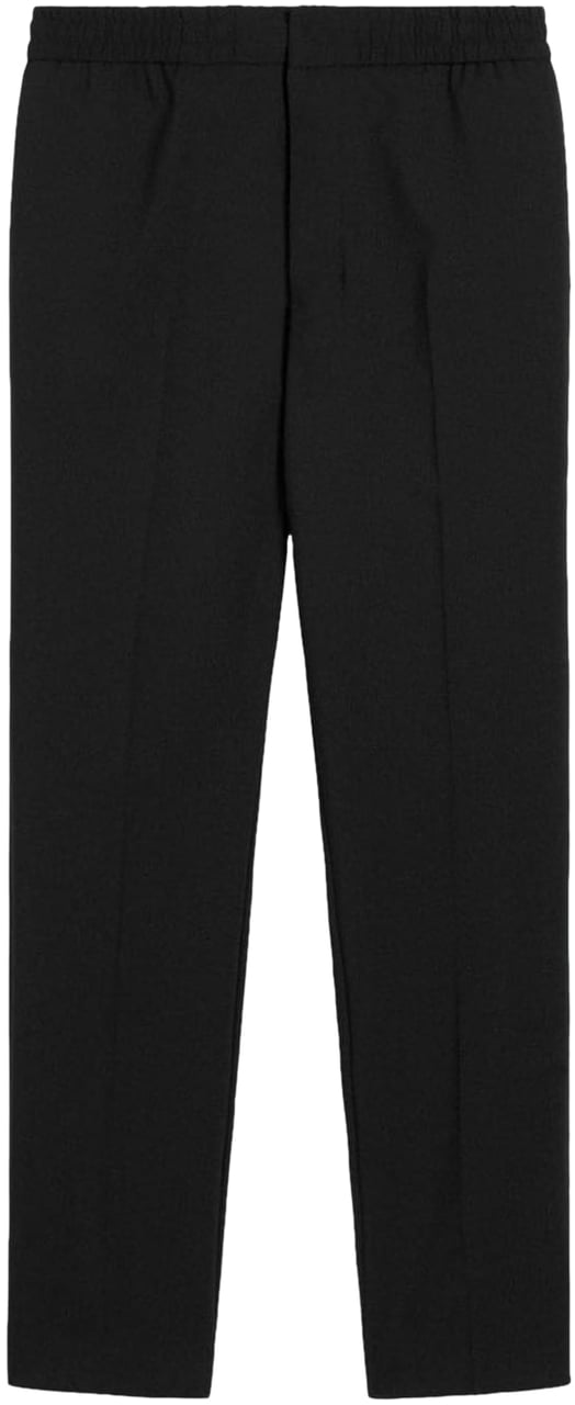 AMI Paris Straight-leg Tailored Pants Zwart