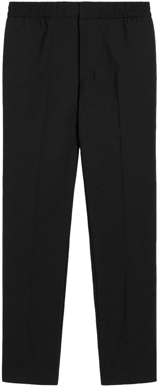 AMI Paris Straight-leg Tailored Pants Zwart