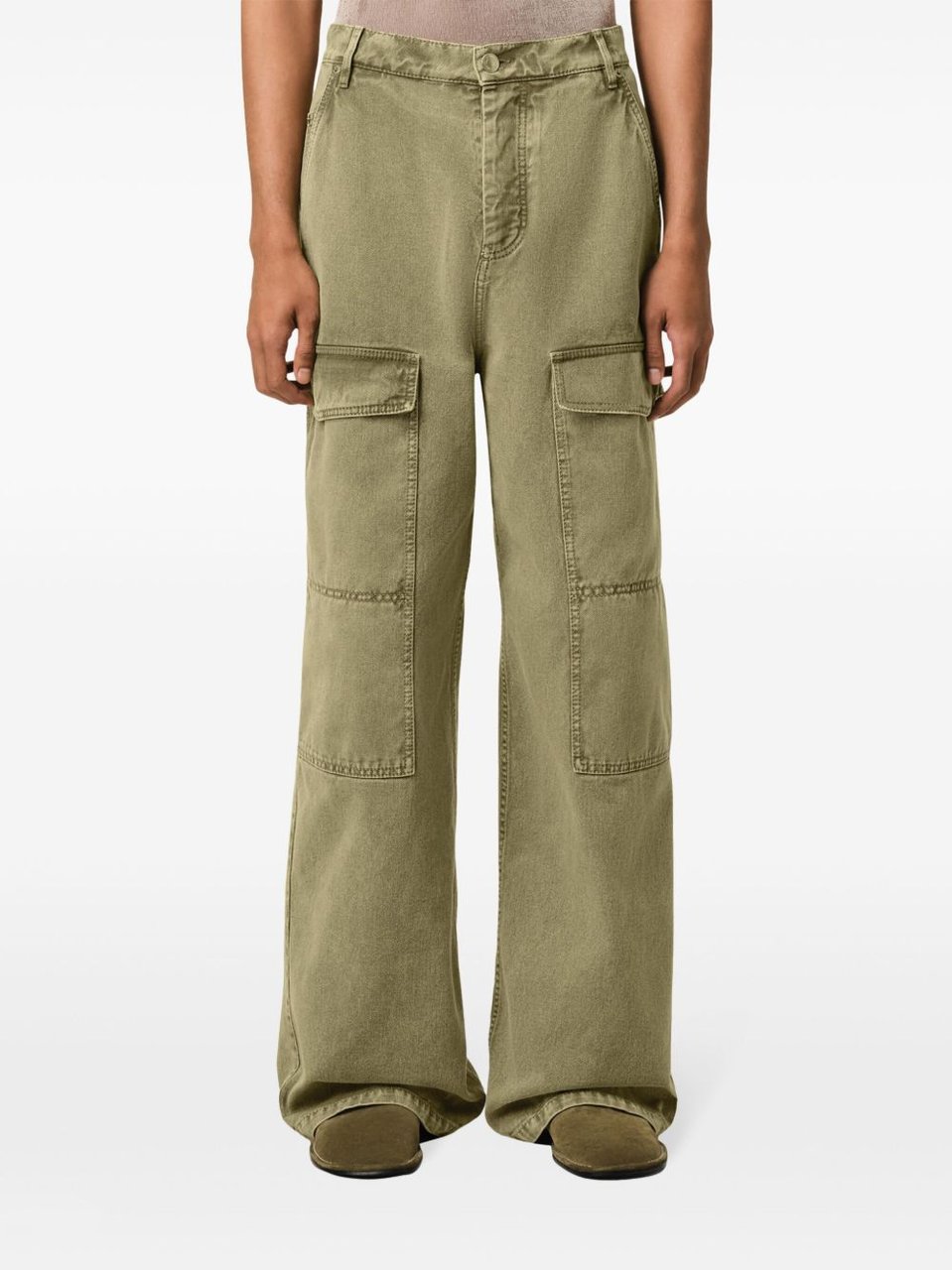 AMI Paris Trousers Laurel Donkergroen