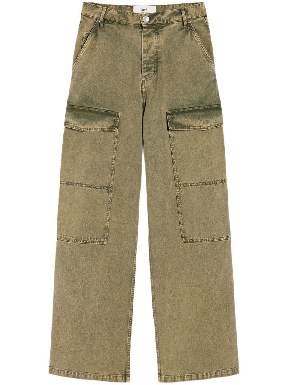 AMI Paris Trousers Laurel Donkergroen